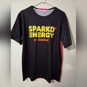 Dunkin Donuts Sparkd Energy T-Shirt Size LG Unisex Brand New No Tags